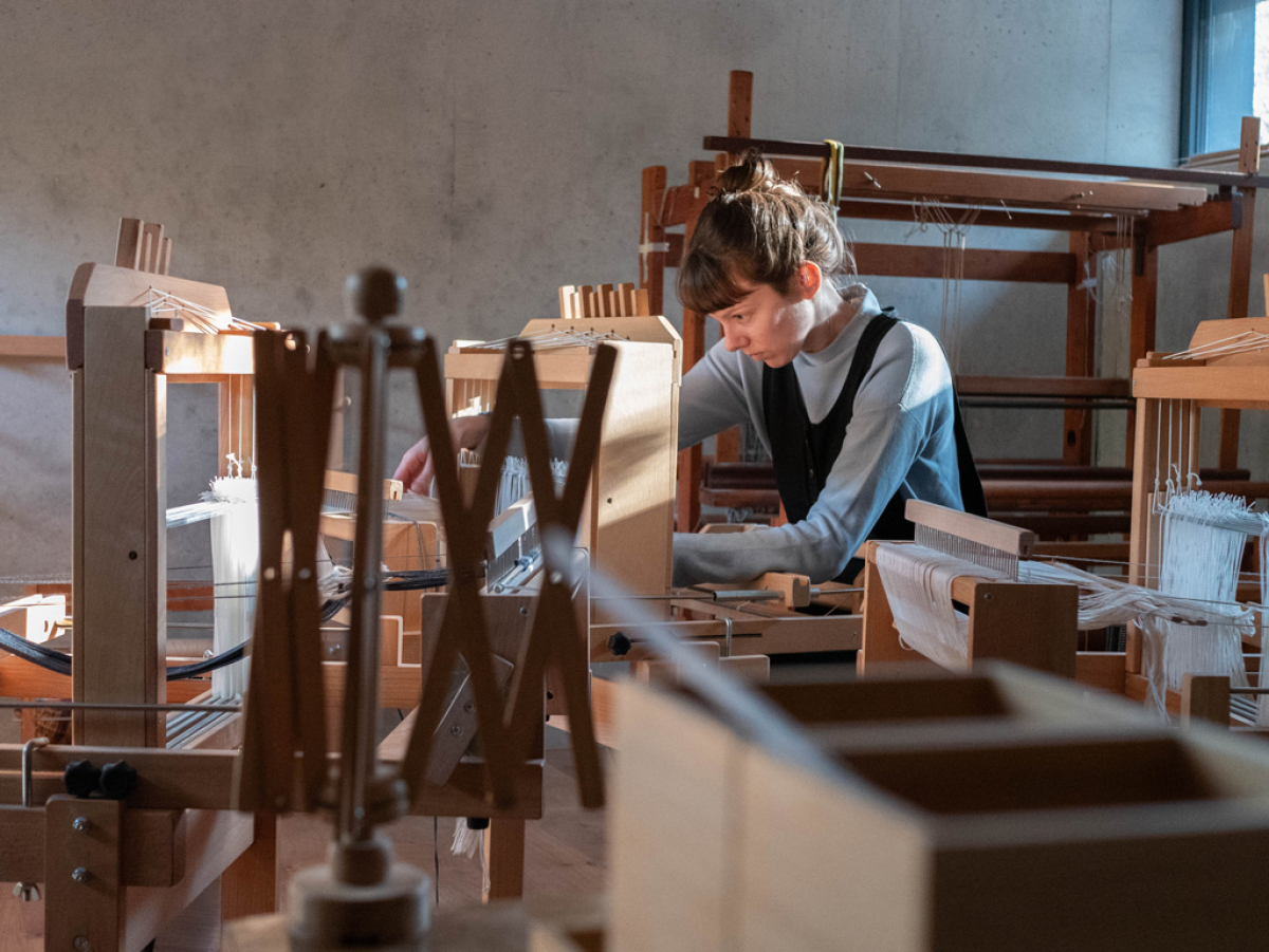 Émission "Fait main", Orlane Favre - Tisserande