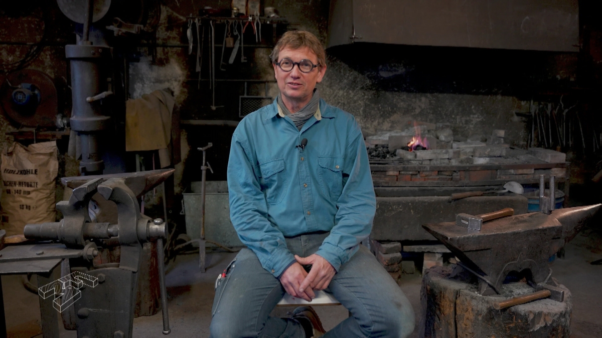 Émission "Fait main", Vincent Desmeules - Ferronnier